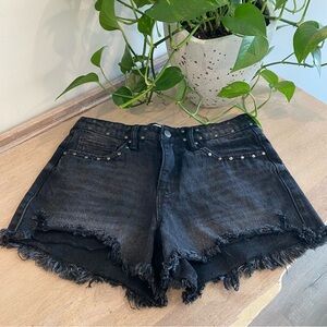 Austin Landing Western Denim Shorts